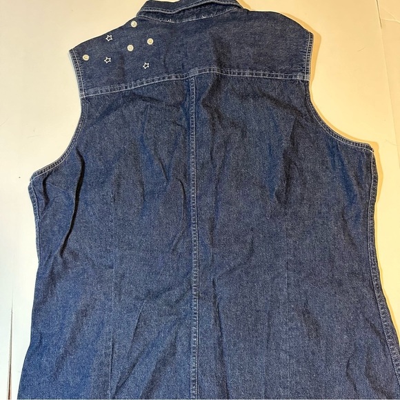 Vtg 90s Disney Store Denim Shirt Mickey Minnie - Picture 6 of 6